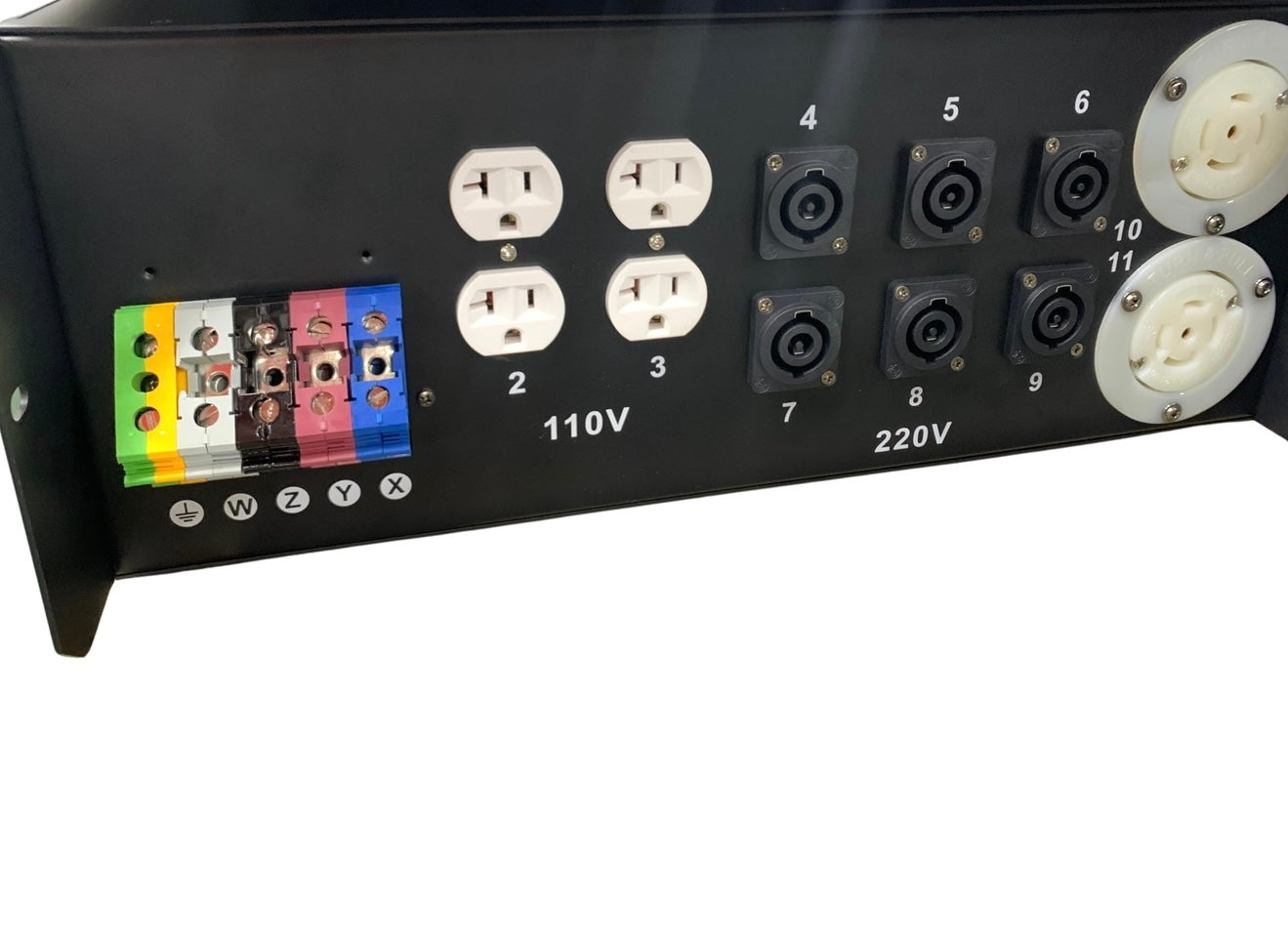 3 Phase Power Distro for Two Powersoft X4L