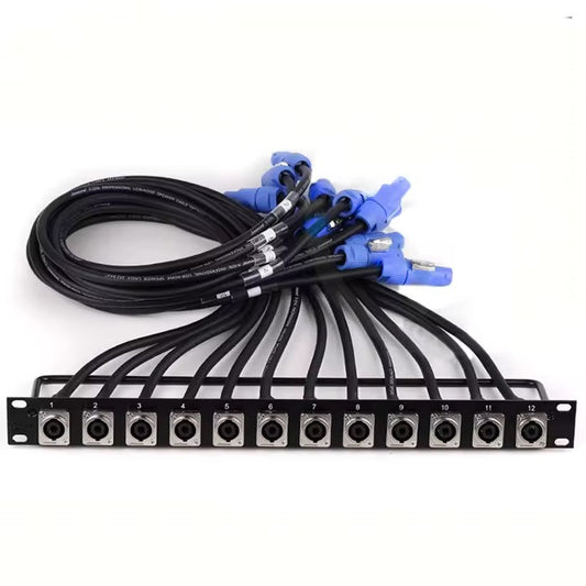 Speaker 12 speakon cable sound system audio audio cabinet panel bracket