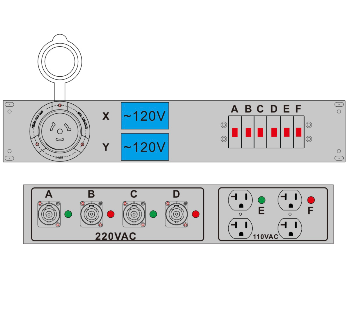 2U Power Distro