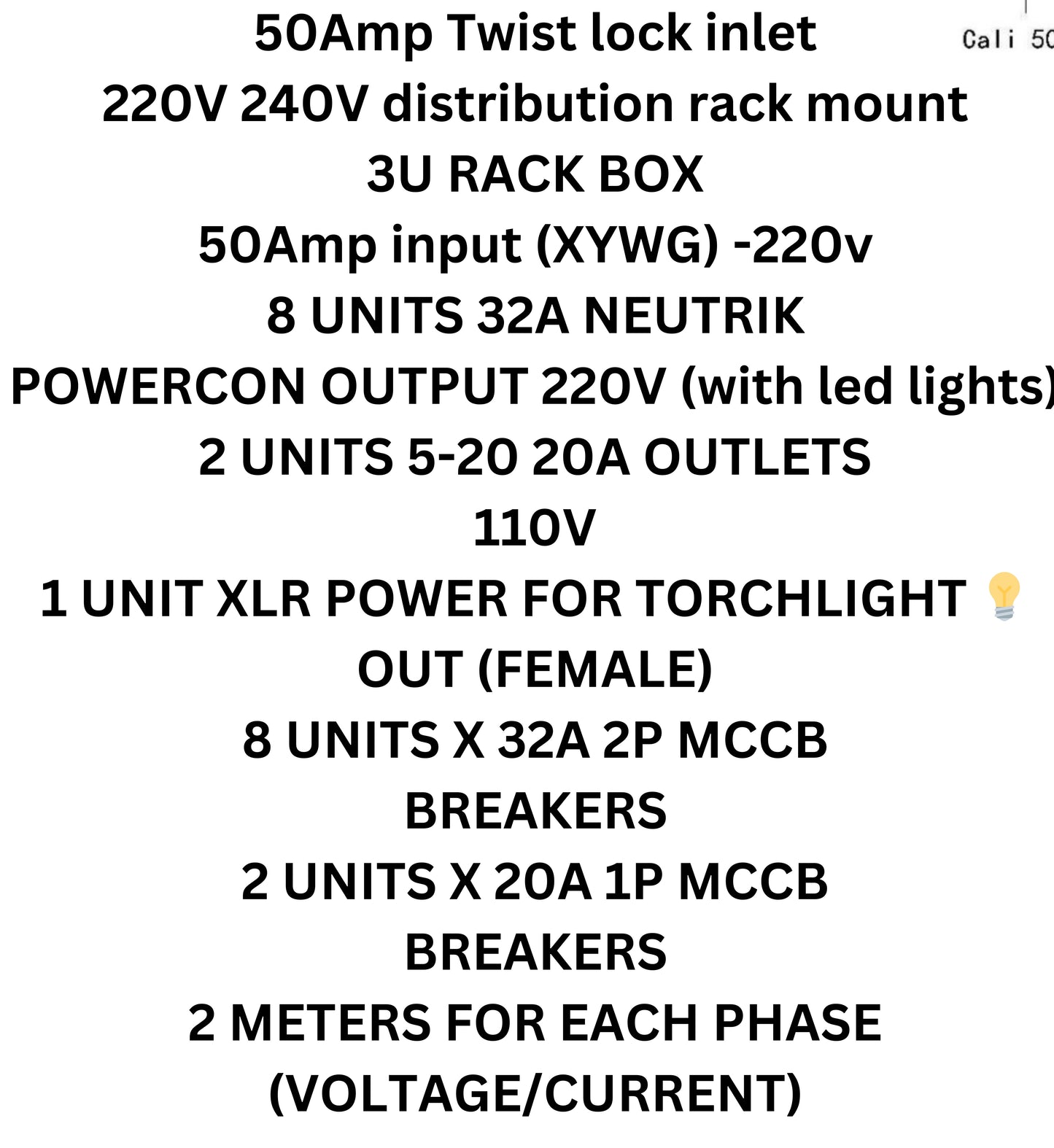 50amp Power Distro