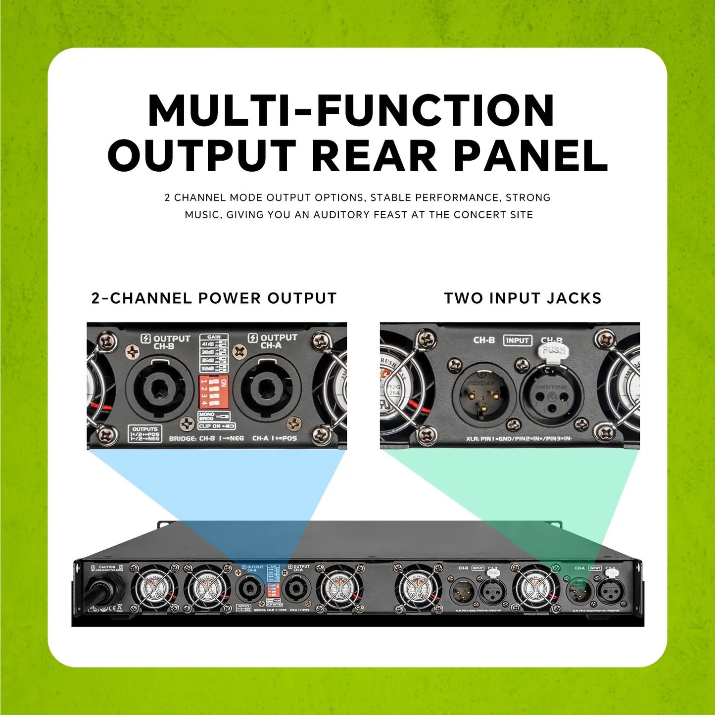 Five18 Audio 17000 watts bridge 4ohms